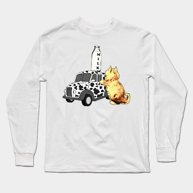 Cat's World 5 - The Perch Long Sleeve T-Shirt by KAMonkey